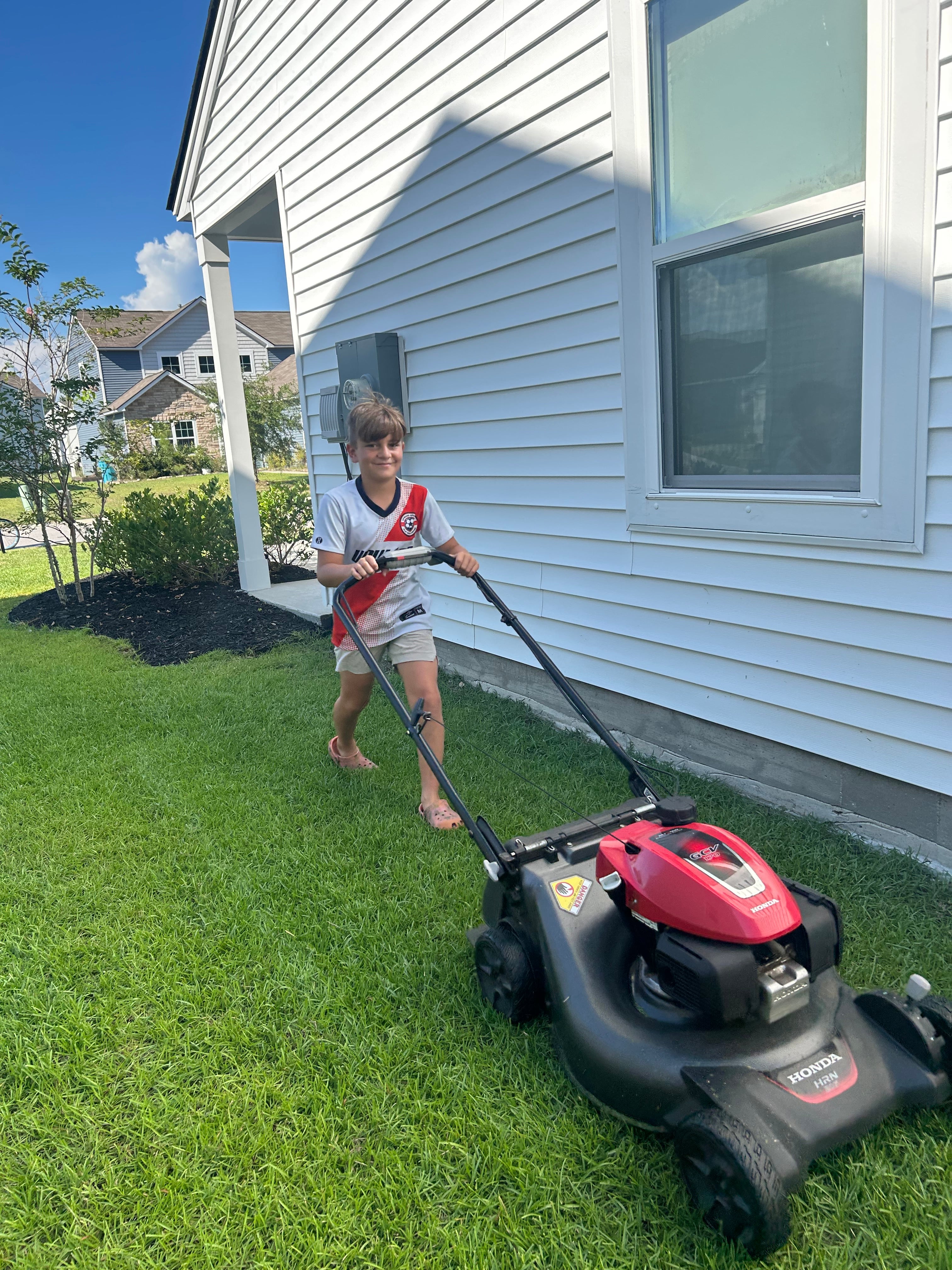 Matthew's lawn mowing service