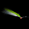 Chart and white jig hook fly