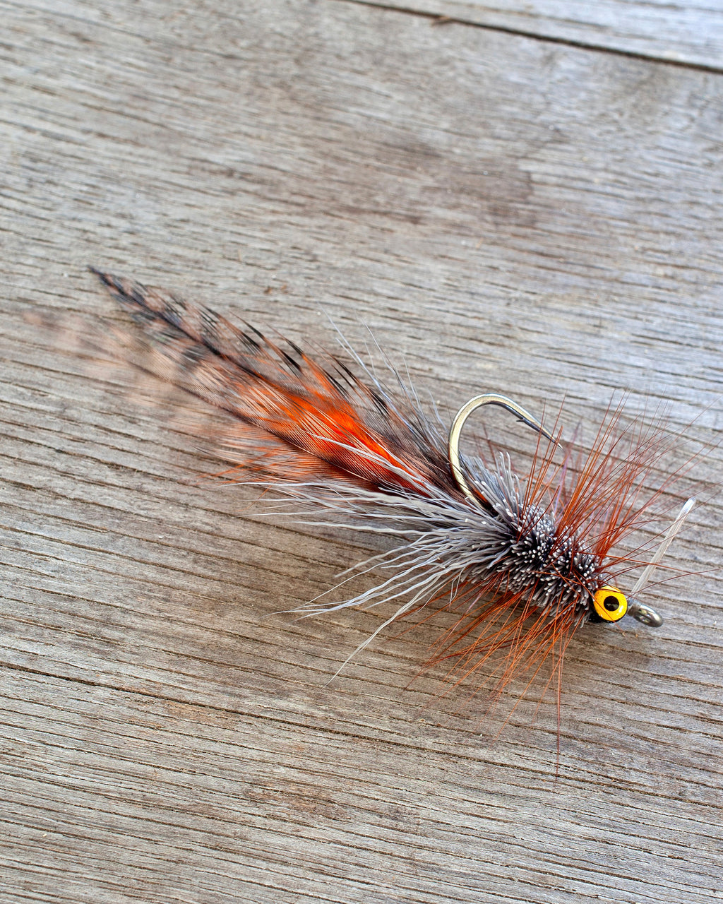 Natural materials redfish guide fly